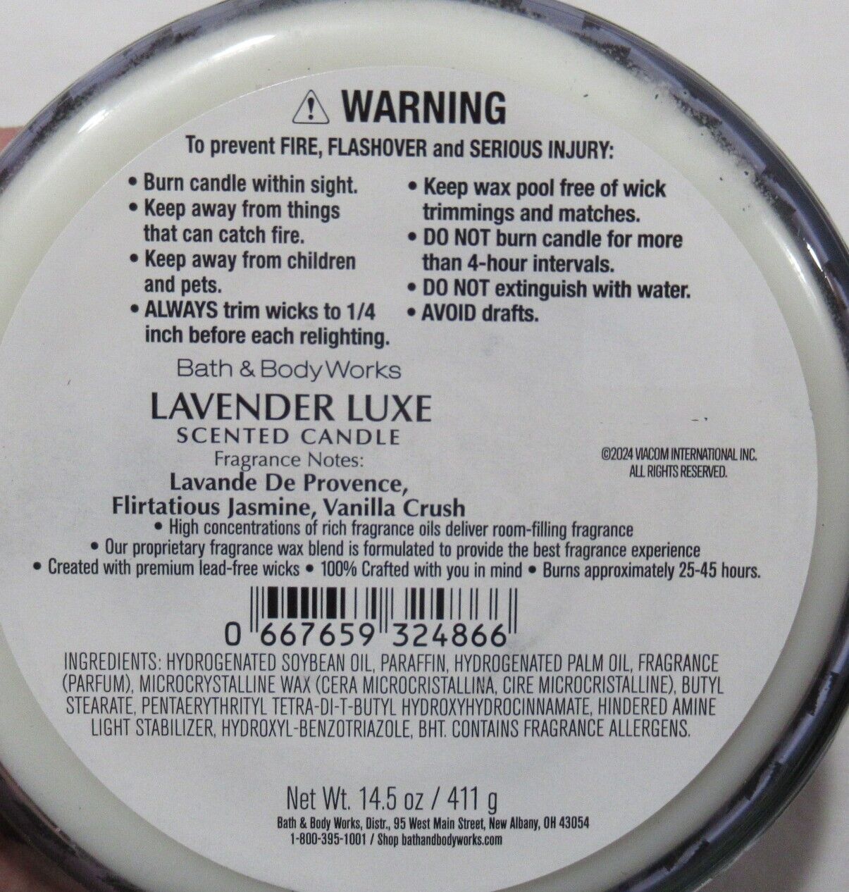 EMILY IN PARIS Bath & Body Works 3-wick Scented Candle Set Lot 2 LAVENDER LUXE Item image 4