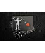 Blackbeard Pirate Flag Sticker 5-Piece Set Edward Teach Decal SEAL Team ... - €9,01 EUR