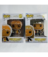 New! Set of 2 Hermione &amp; Ron Funko Pop! Harry Potter Gingerbread Vinyl F... - $570.99 MXN