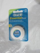 Lot of 5 Oral-B Essential Dental Floss Mint Waxed 50m Medium - £21.22 GBP