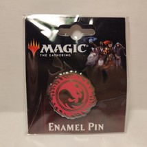 Magic the Gathering Red Mountain Enamel Pin Official MTG Collectible Badge - $13.07