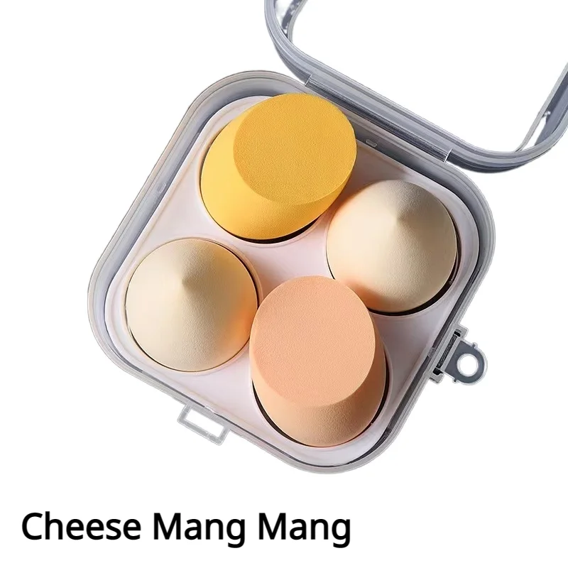 Beauty Egg Set Wet and Dry Sponge Powder Puff Box No Eating Powder Water... - €35,69 EUR