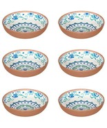 TarHong Rio Turquoise Floral Bowl, 8&quot; x 2.2&quot;, 43.3 oz, Melamine, Set of 6 - $81.20