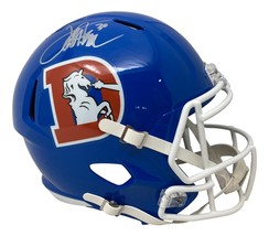 Terrell Davis Signed Denver Broncos FS Throwback Replica Speed Helmet BAS ITP - £267.15 GBP