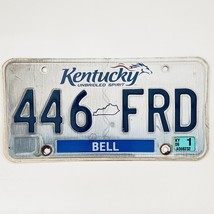 2009 United States Kentucky Bell County Passenger License Plate 446 FRD - £13.29 GBP