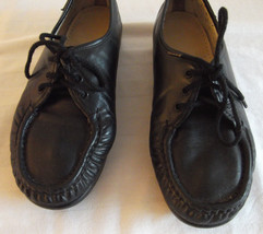 SAS Siesta Leather Walking work shoe Black 7 W  Women&#39;s shoes - £15.60 GBP