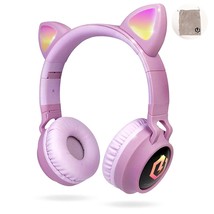 PowerLocus Wireless Bluetooth Headphones for Kids, Kid Headphone Over-Ear with L - £38.36 GBP