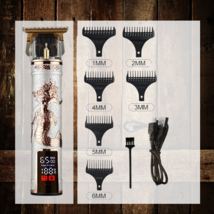 Professional Electric Shaver for Men Beard Trimmer for Men (3D Medusa White) - £22.51 GBP