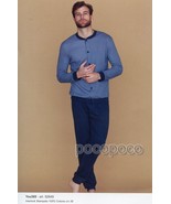 Men&#39;s Open Pajamas Long Sleeve Warm Cotton You 365 Linclalor 92649/92650 - $48.21 CAD+