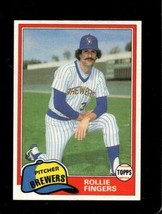 1981 Topps Traded #761 Rollie Fingers Nmmt Brewers Hof *X73875 - £5.20 GBP