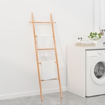 vidaXL Towel Ladder 66.9&quot; Solid Wood Walnut - $77.25