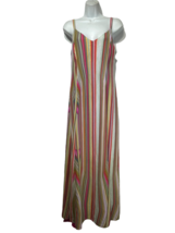 RACHEL Rachel Roy Strappy Stripe Long Maxi Sleeveless Summer Dress Size 4 - £42.82 GBP