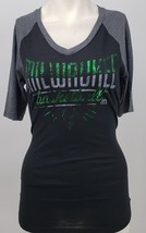 NBA Milwaukee Bucks Womens On The Mark 1/2 Sleeve V-Neck Tee, Medium - $326.61 MXN