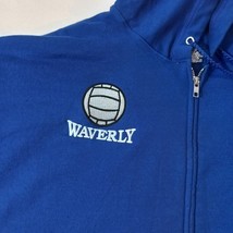 Hanes EcoSmart WAVERLY VOLLEYBALL Men's Blue Drawstring Hoodie Jacket 2XL  image 4