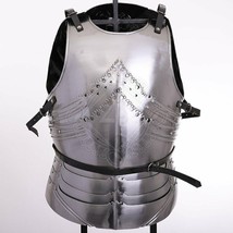 Medieval Knight Gothic steel cuirass Battle Armor Breast-Plate armor Jacket - $238.83