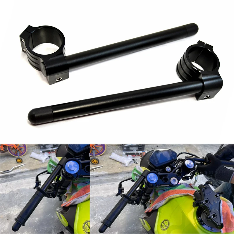 Motorcycle 7/8&quot; Handlebar 51mm Fork Tube For Kawasaki ZX6R ZX 6R 2009-20... - £32.49 GBP