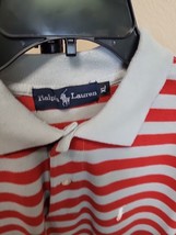 Ralph Lauren Polo Men&#39;s  Striped Cotton Classic Fit Polo Shirt XL - $12.09