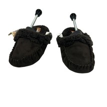 Mudd Youth Girls Cross Shopping Brown Faux Fur Slippers Size XL - £19.84 GBP