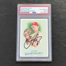 2010 Topps Allen &amp; Ginter&#39;s #340 Brad Lidge Signed Card PSA Slabbed Auto Phillie - £39.33 GBP