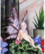 Amy Brown Whimsical &quot;Anemone&quot; Pink Flower Garden Fairy Figurine Fae Magi... - $600.34 MXN