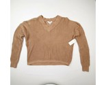 Time And True Women&#39;s Sweater Size XL Beige Brown 100% Cotton TI10 - £7.42 GBP