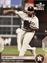 2022 Topps Now - Luis Garcia - World Series Champions Set Card - WS-5 MINT! - £9.13 GBP