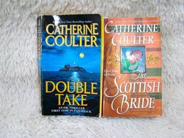 Lot of 2 Catherine Coulter Paperback Books, Double Take and The Scottish Bride - £4.95 GBP
