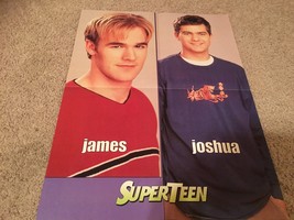 Hanson James Van Der Beek Joshua Jackson teen magazine poster clipping y... - $5.00