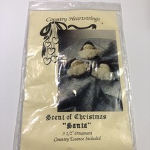 Scent of Christmas Santa Ornament Pattern 3.5&quot; Country Heartstrings - £10.44 GBP