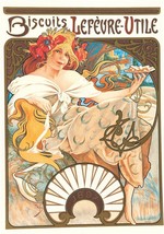 Alphonse Mucha Biscuits Poster Limited Edition Fine Art Lithograph S2 - £529.58 GBP