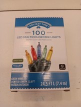 Holiday Time Christmas Lights LED Multi-Colored Mini Lights, 100-Count - $9.90