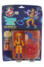 Vintage Real Ghostbusters Peter Venkman Super Fright  5” Yellow Figure 1986 NRP - £38.75 GBP