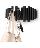 Umbra Picket Wall-Mounted Coat Rack Rail Hook With 5 Retractable Wood, B... - $960.09 MXN