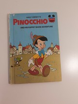 Walt Disney&#39;s Pinocchio and his puppet show adventure 1973 hardback - £4.58 GBP