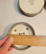 6 Porcelain Coasters Silvers Brooklyn Made in Germany image 6
