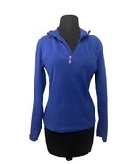 Champion Blue 1/4 Zip Fleece Pullover Size Small - £9.88 GBP