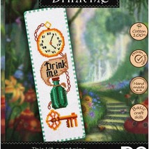 Wonderland Stitch-It: DIY Drink Me Bookmark Kit for Adults &amp; Kids - Counted Cros - £33.46 GBP