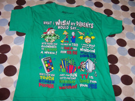 What I Wish My Parents Would Say T-shirt Size 6/7 Boys NEW - $13.87