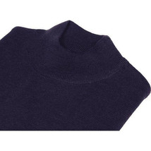 Men PRINCELY Made in Turkey Soft Merinos Wool Sweater Knits Mock 1011-00 Plum image 2