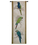 68x22 Tropical PARROT Macaw Bird Tapestry Wall Hanging  - €151,44 EUR