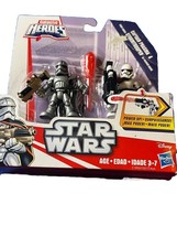 Star Wars Galactic Heroes Captain Phasma and First Order Stormtrooper - £4.28 GBP