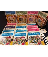 VINTAGE  1960s SHOW&#39;N TELL  RECORDS &amp; SLIDES PICTURE SOUND DISNEY LOT - $1,069.13 MXN