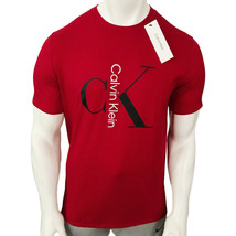 Nwt Calvin Klein Msrp $54.99 Mens Red Crew Neck Short Sleeve T-SHIRT S M L Xl - £17.97 GBP