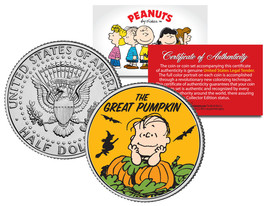 Peanuts Halloween Great Pumpkin Witch Jfk Half Dollar U.S. Coin *Licensed* - £6.84 GBP