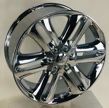 22&quot; Chrome Ford F150 Style Wheels Rims Fits 2004-2023 FX2 FX4 Lariat Kin... - $1,493.91