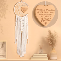 Mothers Day Gifts for Mom Wife, Mother Daughter Gifts Dream Catcher with Funny W - £25.86 GBP