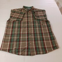 Columbia PHG Men's Sz L Brown Plaid Vented Short Sleeve Button-Down Shirt HM0025 image 9