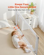 VEVOR Toddler Bed Rail Adjustable Height Portable Baby Beds Guard Rail 1... - $93.49