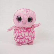 Ty Beanie Boo Pink Owl Pinky 6 inch 2013 - £7.47 GBP