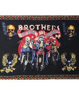 VTG David Mann Easy Riders Wall Tapestry Brothers In The Wind Skeleton B... - $269.57 CAD